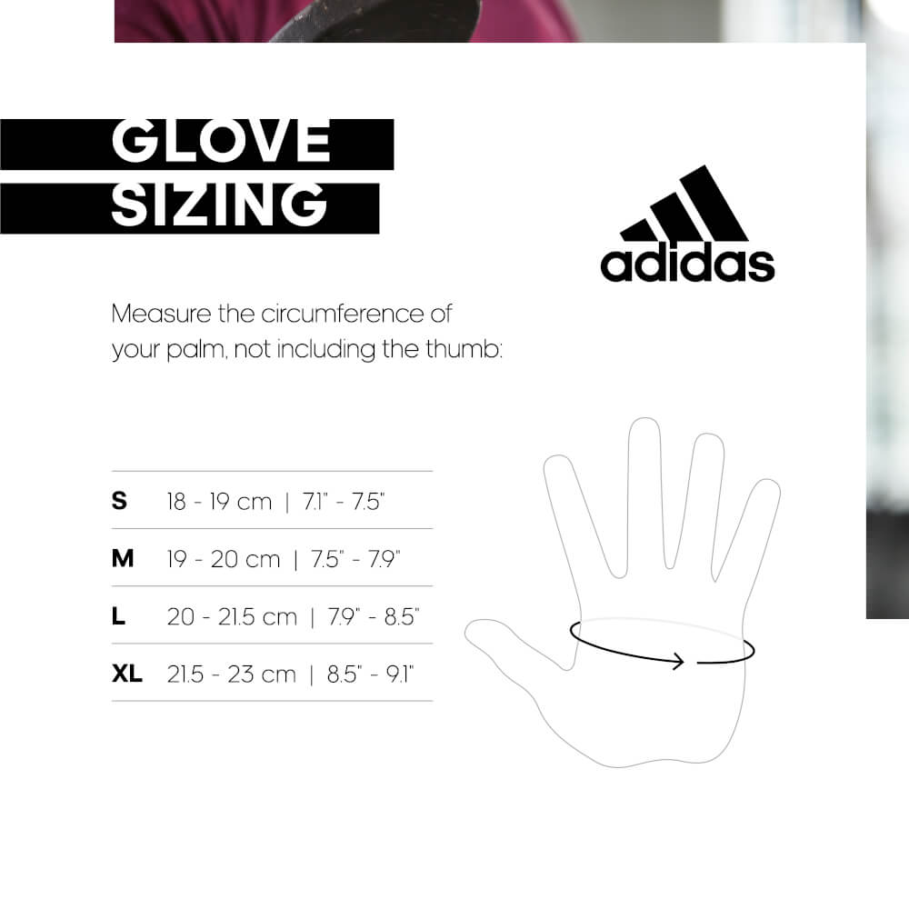 ถุงมือ Essential Adjustable ADIDAS ADGB-12453-NL สีเขียว ไซส์S